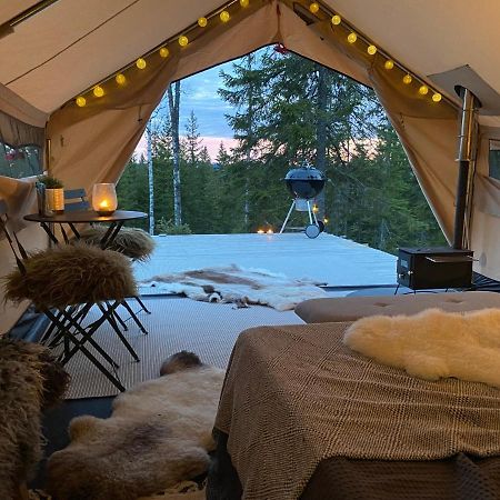 Glamping Tent With Amazing View In The Forest Torsby Buitenkant foto