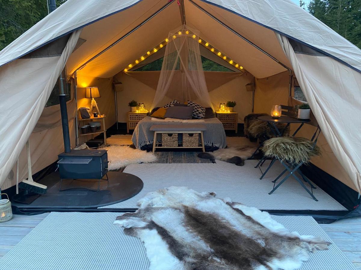 Glamping Tent With Amazing View In The Forest Torsby Buitenkant foto