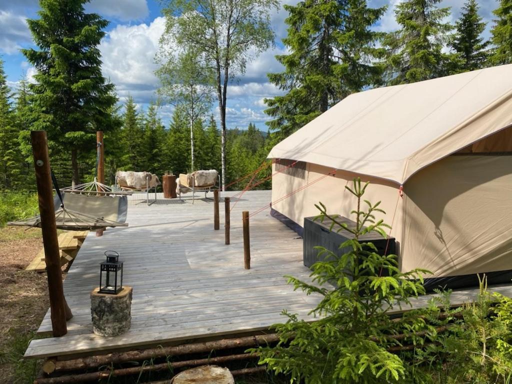 Glamping Tent With Amazing View In The Forest Torsby Buitenkant foto